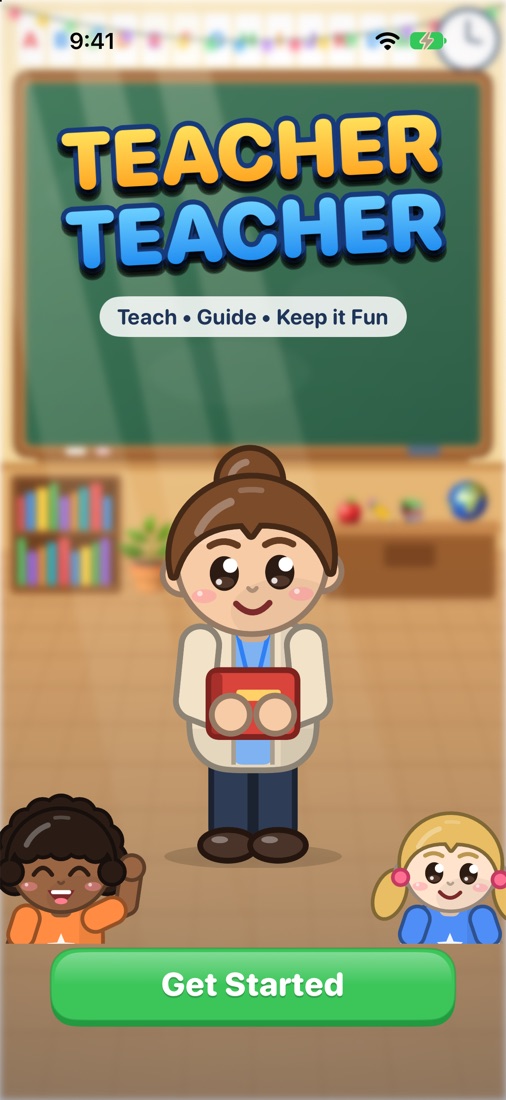 Teacher Teacher title screen